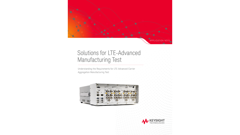 LTE-Advanced Manufacturing Test